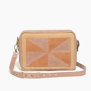 NWT Madewell - The Large Transport Purse/Camera Bag: Patchwork Nubuck Edition